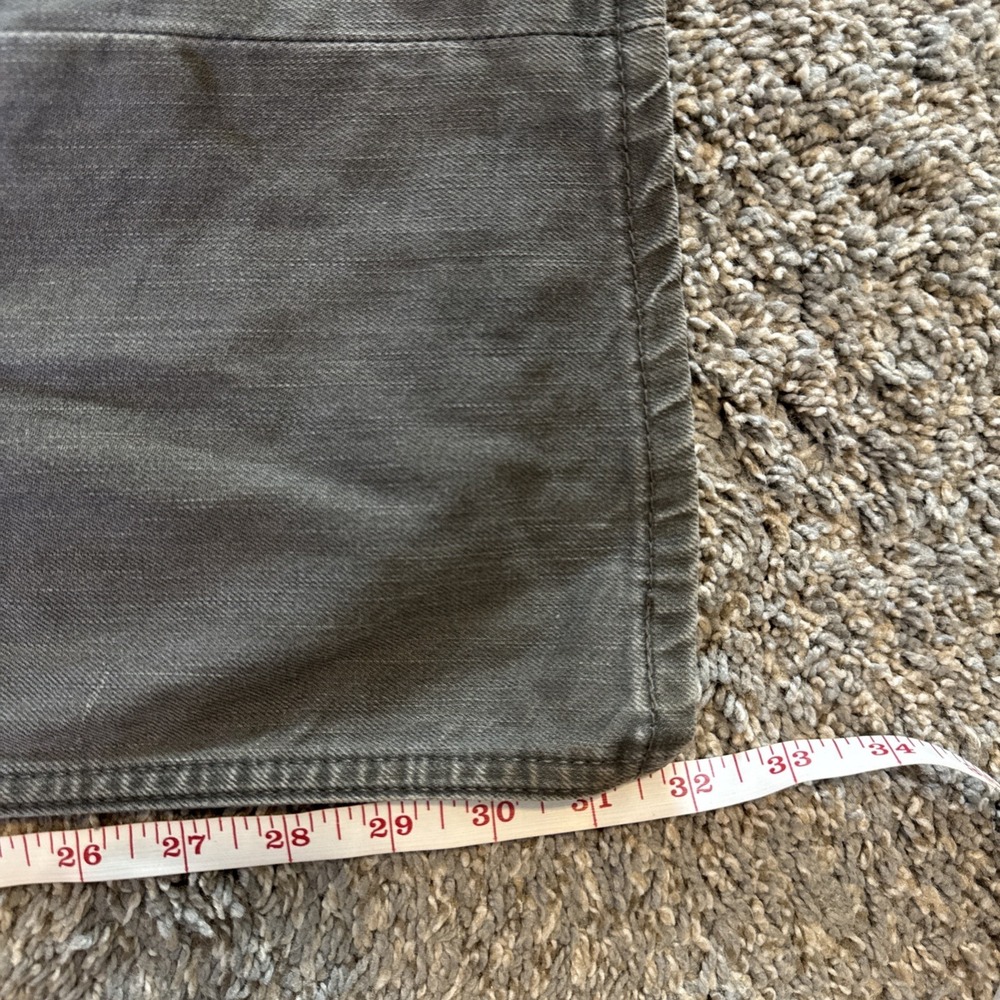 Levis 514 Men's Straight Fit Grey Denim Jeans Faded Size 33x32 - Picture 5 of 7
